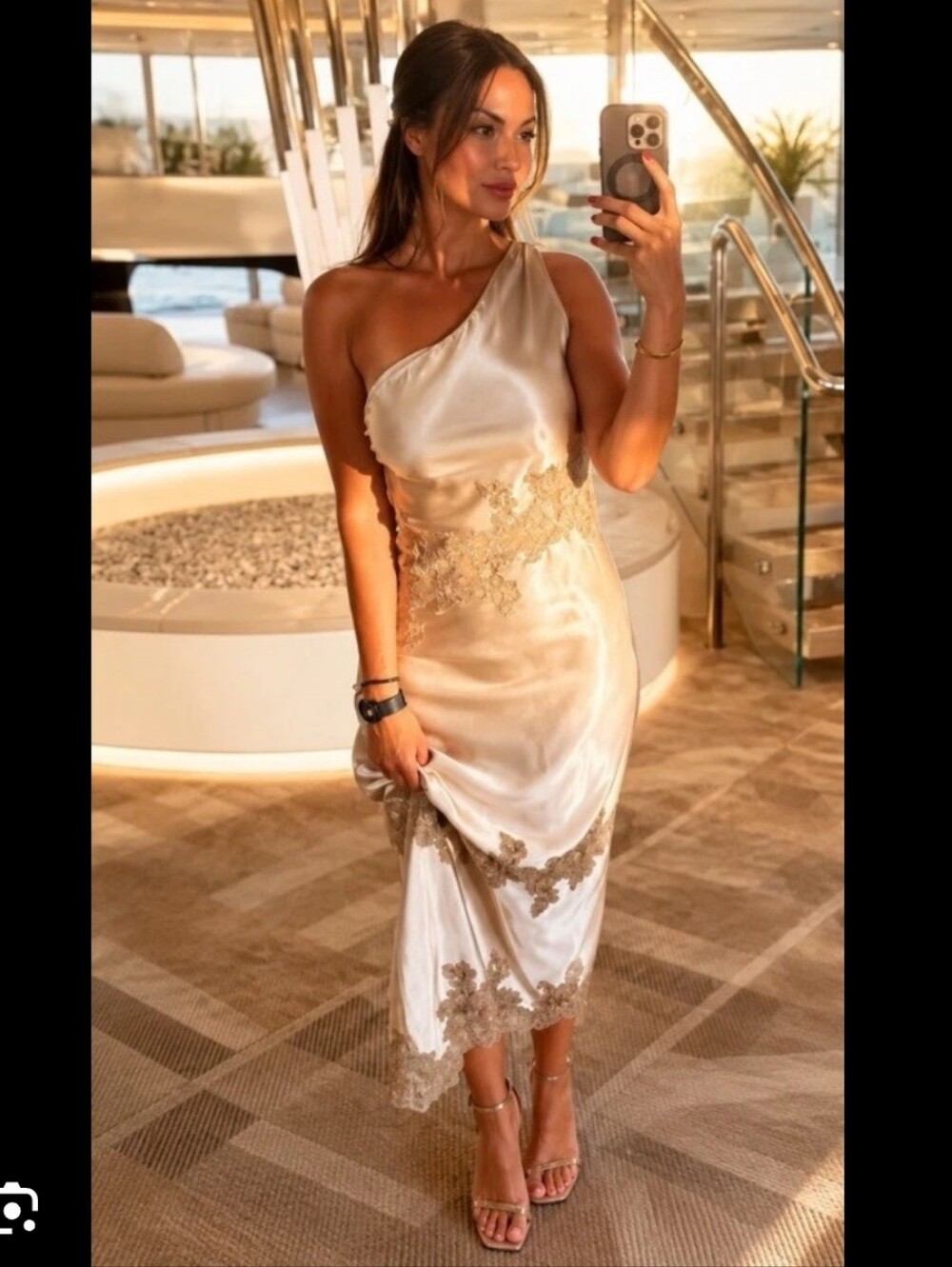 Zara Asymmetric Maxi Dress NWT - Picture 13 of 16